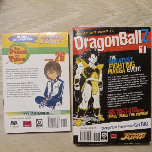 2 Manga Anime Books DBZ and Prince of Tennis - Picture 2 of 5